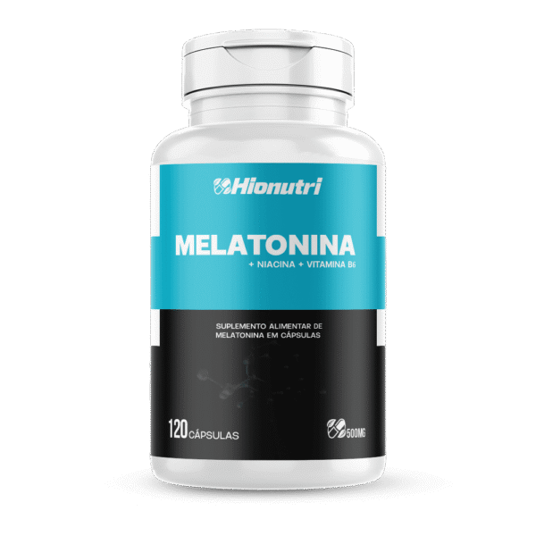 Melatonina 120 cápsulas 500mg Hionutri