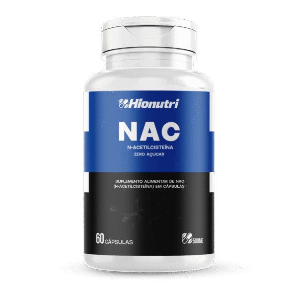 Nac 60 Cápsulas 500mg Hionutri