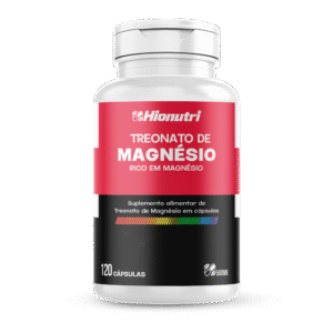 Treonato de Magnésio 120 Cápsulas 500mg Hionutri