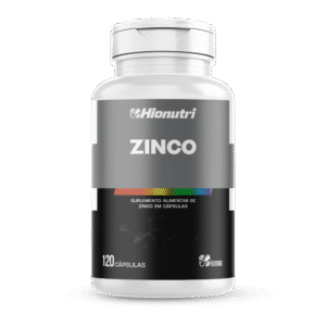 Zinco 120 cápsulas 500mg Hionutri