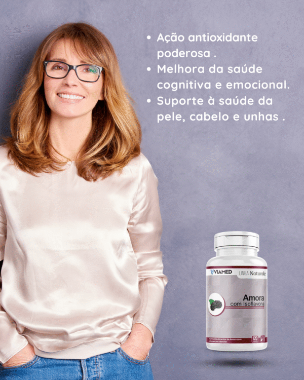 Amora com Isoflavona 120 Caps. 500mg - Imagem 5