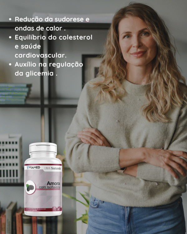 Amora com Isoflavona 120 Caps. 500mg - Imagem 6