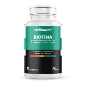 Biotina 60 cápsulas 500mg Hionutri