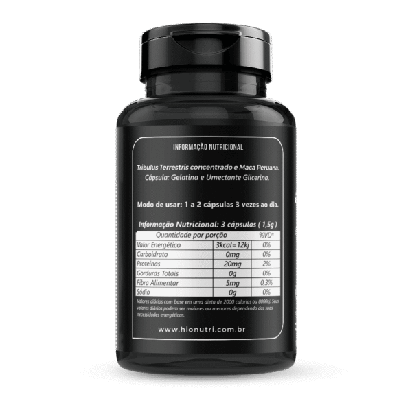 Blue Horse 60 Cpas 500Mg Hionutri - Imagem 2