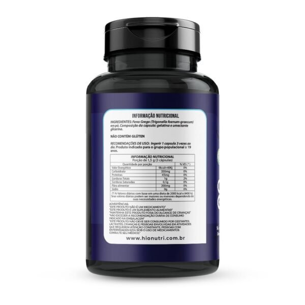 Cavalo Grego 60 cápsulas 500mg - Imagem 2
