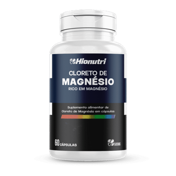 Cloreto de Magnésio 60 cápsulas 500mg Hionutri