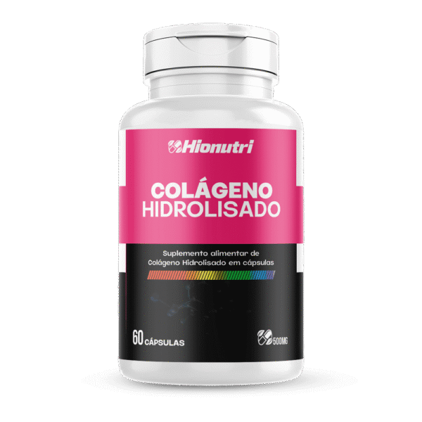 Colágeno Hidrolisado 60 cápsulas 500mg Hionutri