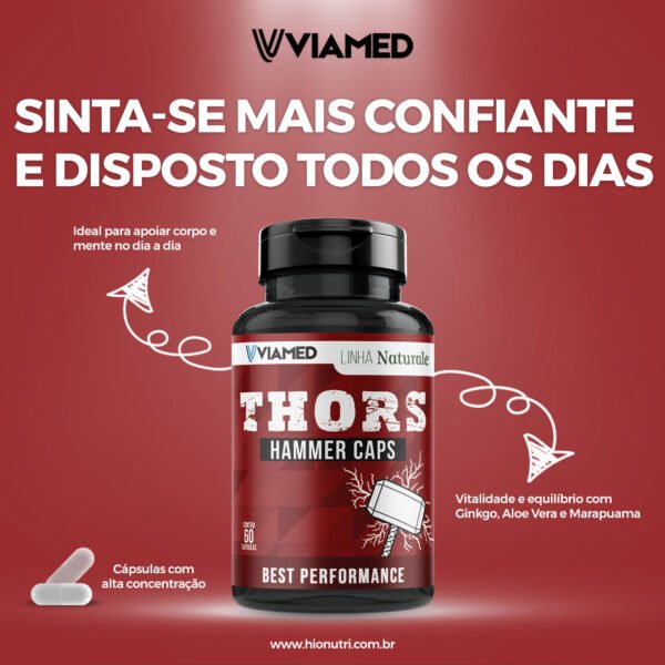 Thors Hammer Caps 500mg - Imagem 4