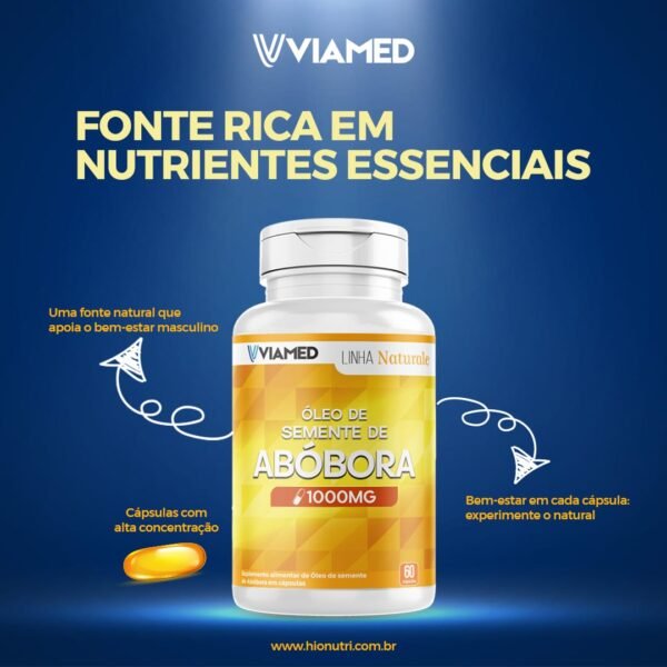 Óleo de Semente de Abóbora 60 cápsulas - Imagem 3