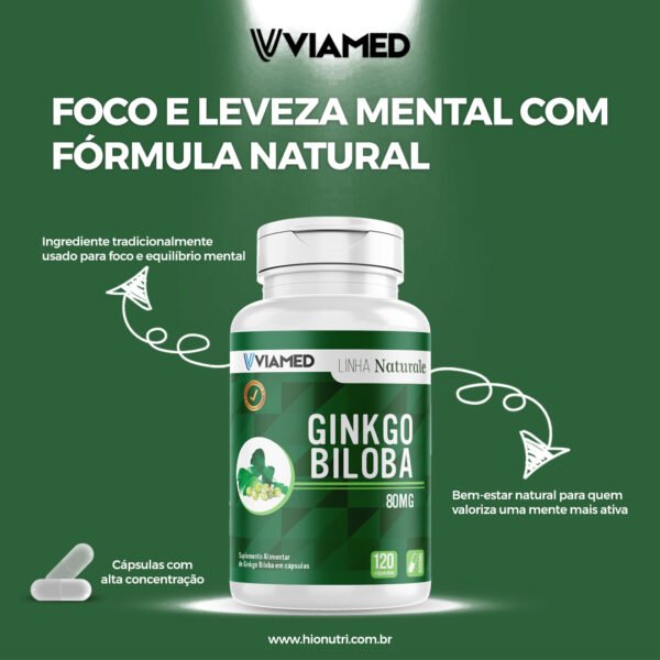 Gingko Biloba em cápsulas 500mg - Imagem 3