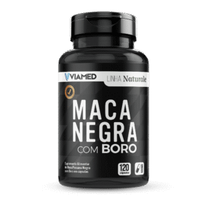 Maca Peruana Negra Com Boro 120 Cáps 500mg
