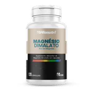 Magnésio Dimalato 120 cápsulas 500mg Hionutri