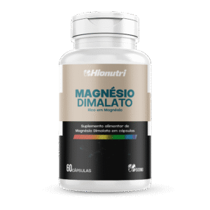 Magnésio Dimalato 60 cápsulas 500mg Hionutri