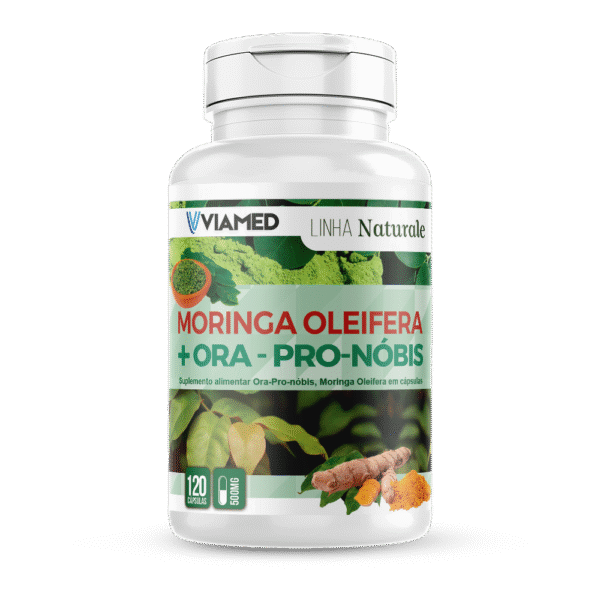 Moringa Oleifera e Ora-Pro-Nóbis 500mg