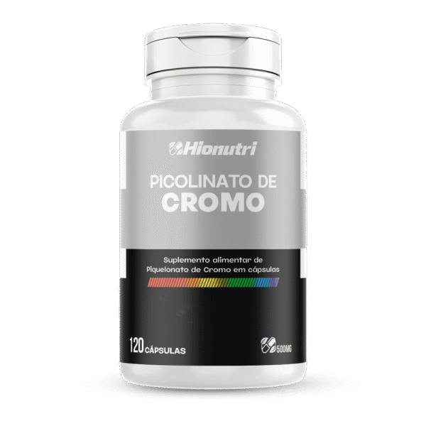 Picolinato de Cromo 120 cápsulas 500mg Hionutri