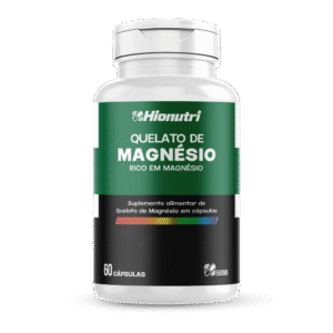 Quelato de Magnésio 60 cápsulas 500mg Hionutri