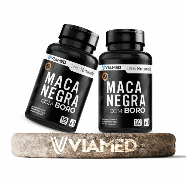 Maca Peruana Negra Com Boro 120 Cáps 500mg - Imagem 3