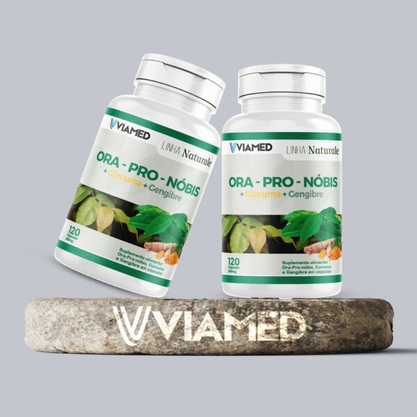 Ora-Pro-Nóbis + Cúrcuma e Gengibre 500 mg - Imagem 4